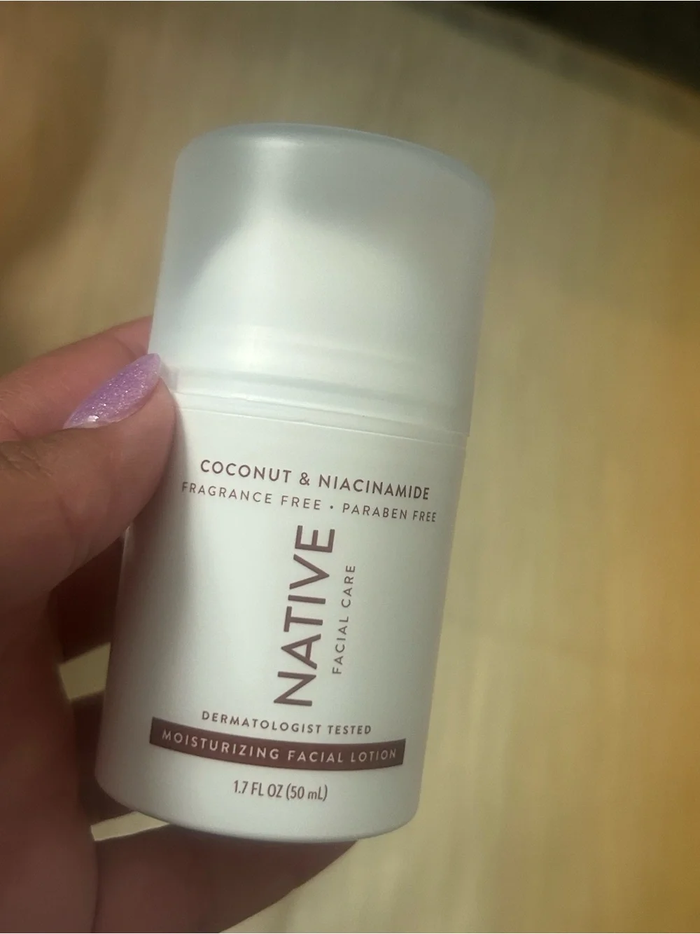Native Moisturizing Facial Lotion
